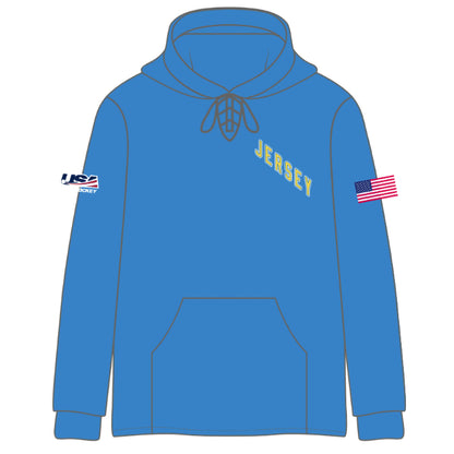 NJ FS Team Text Stitched Hoodies (4 color options)