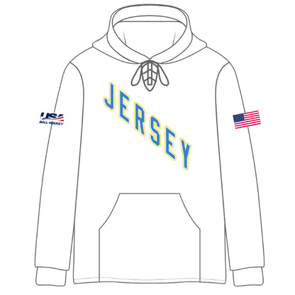 NJ FS Team Text Stitched Hoodies (4 color options)
