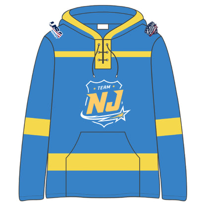 NJ Future Stars Laced Hockey Hoodie (2 color options)