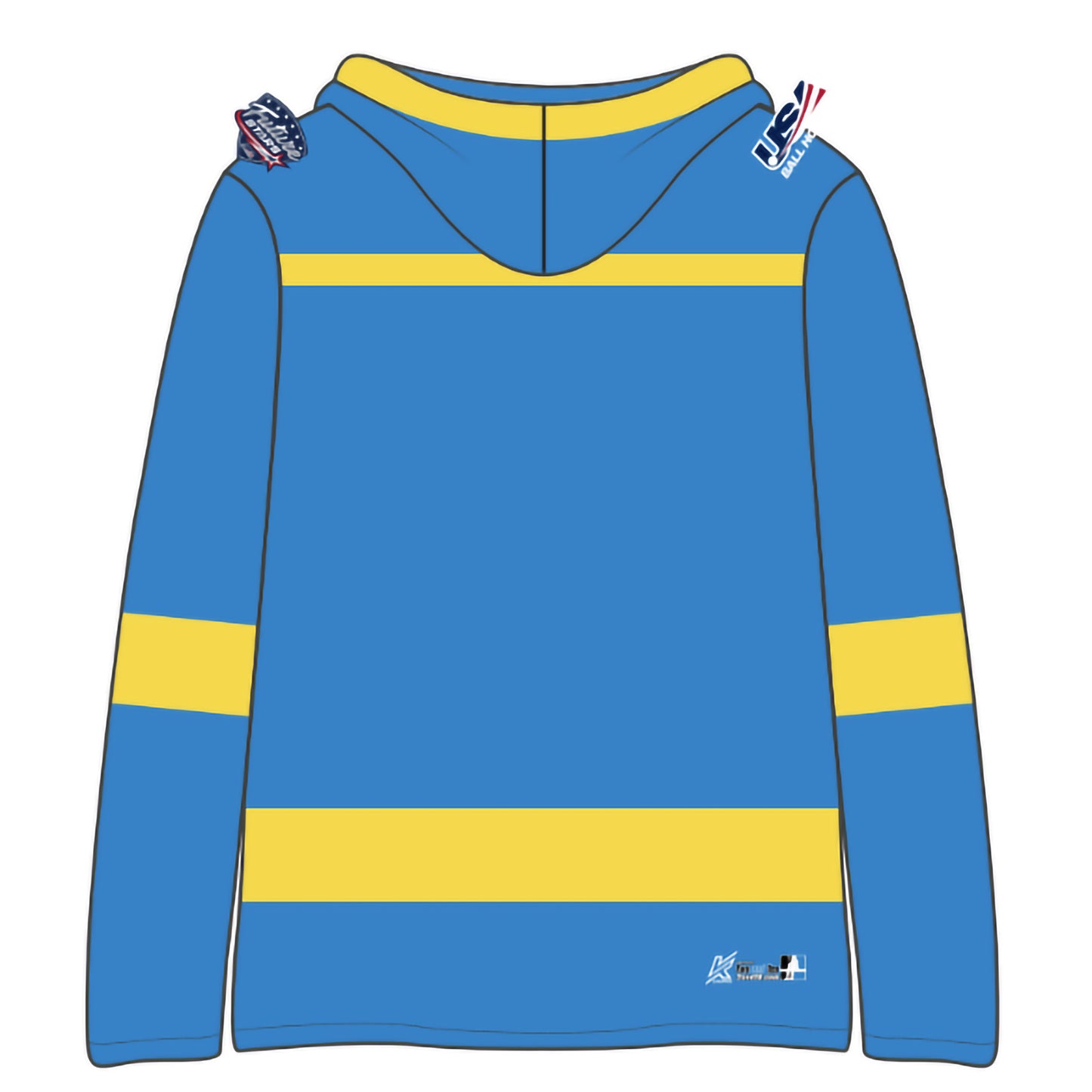NJ Future Stars Laced Hockey Hoodie (2 color options)