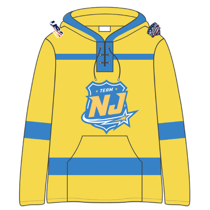 NJ Future Stars Laced Hockey Hoodie (2 color options)