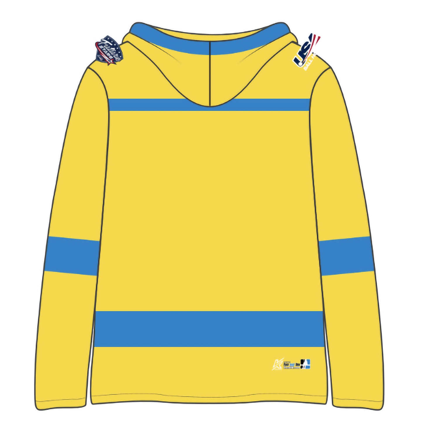 NJ Future Stars Laced Hockey Hoodie (2 color options)