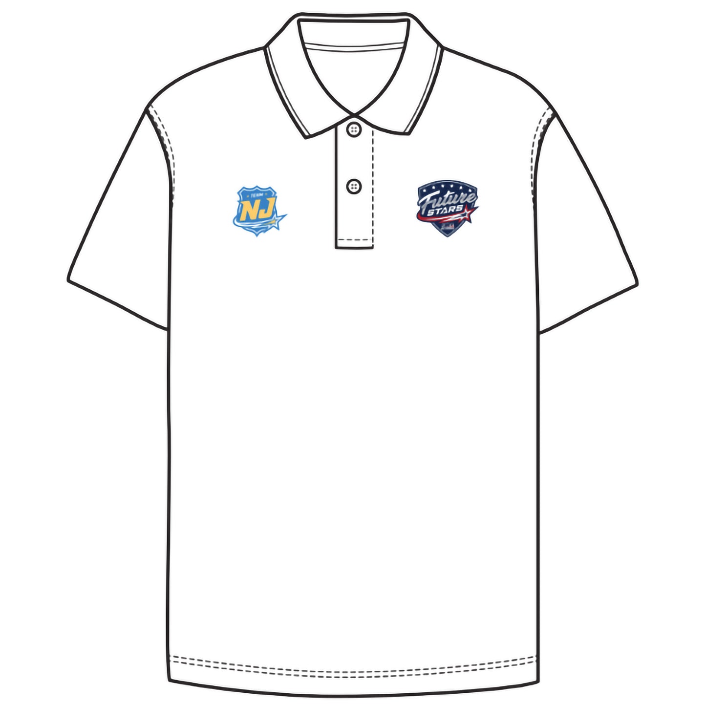 NJ Future Stars Coach Polos (4 color options)