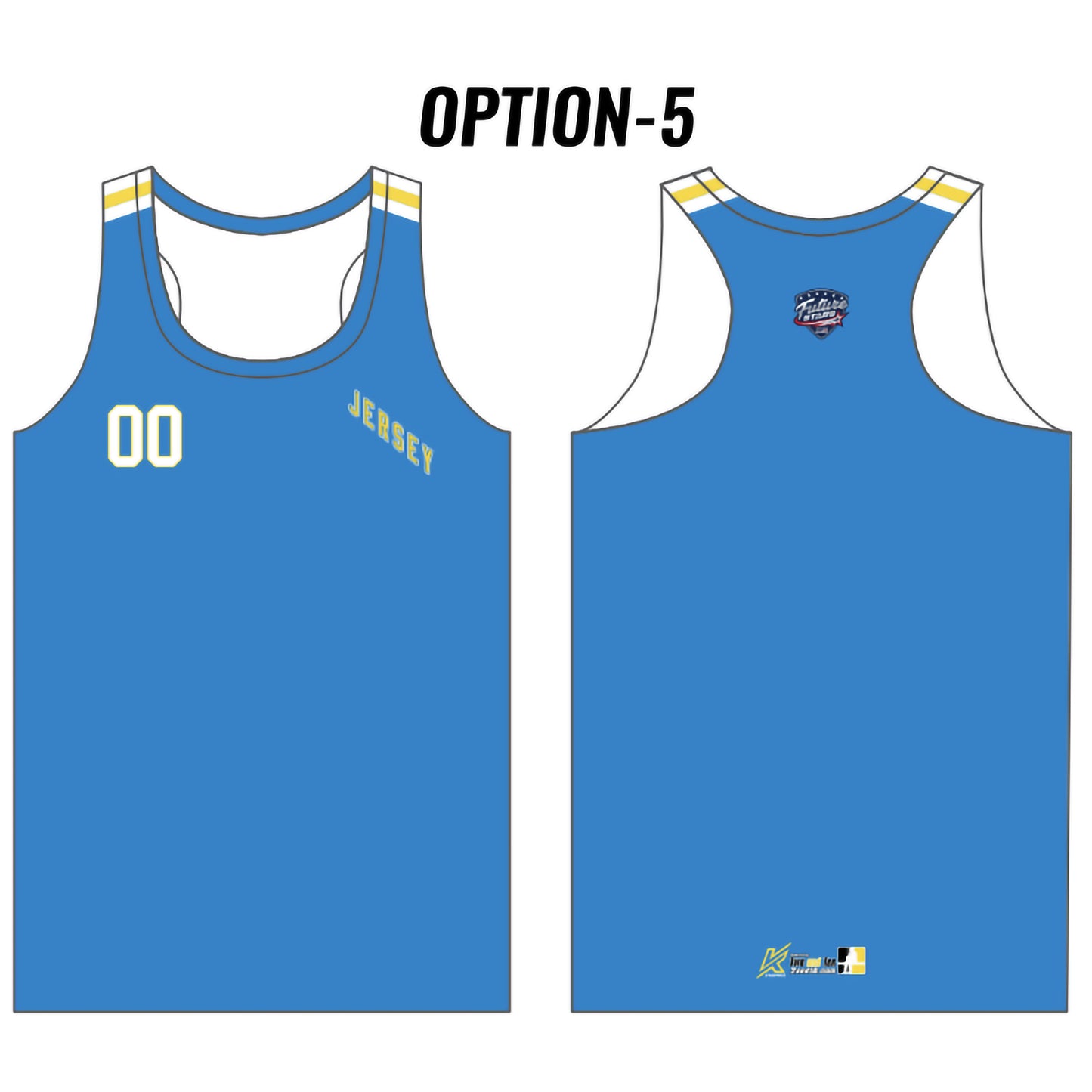 NJ FS Customizable Blue Camo Tank Top (6 design options)
