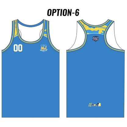 NJ FS Customizable Blue Camo Tank Top (6 design options)
