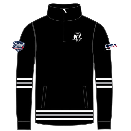 NY Future Stars 1/4 Zip Pullover (Team Emblem Front)