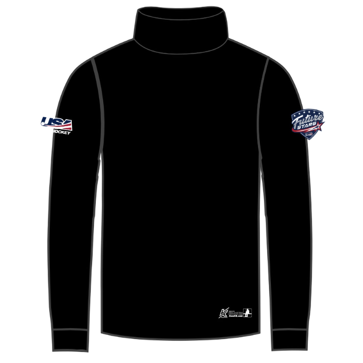 NY Future Stars 1/4 Zip Pullover (Block Text Front)