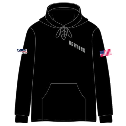 NY FS Team Text Stitched Hoodies (2 color options)