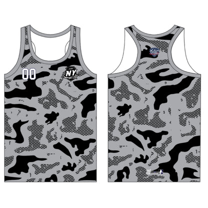 NY Future Stars Customizable Gray Camo Tank Top