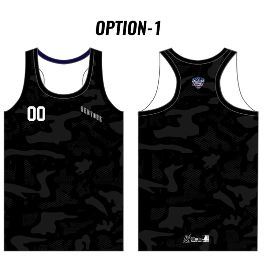 NY FS Customizable Black Camo Tank Top (6 design options)