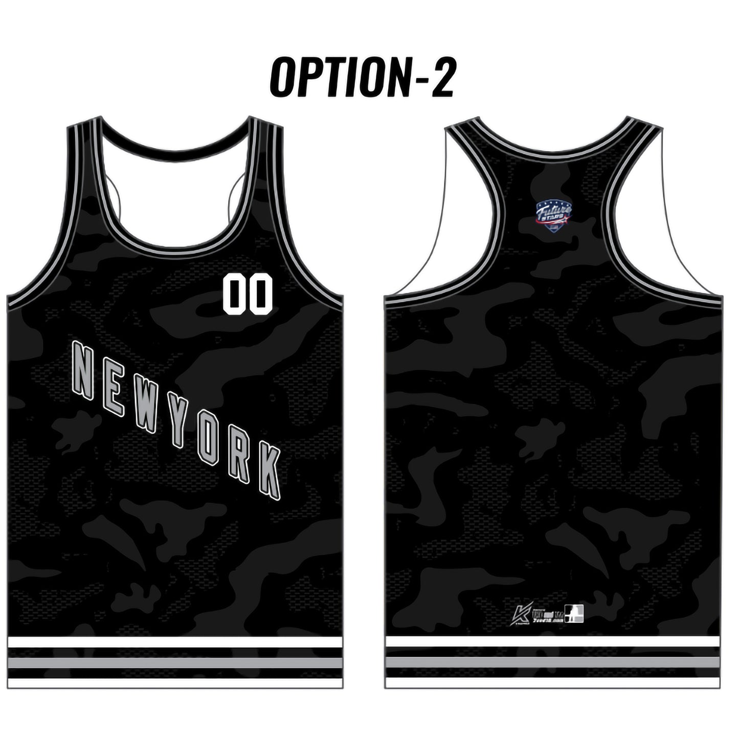 NY FS Customizable Black Camo Tank Top (6 design options)