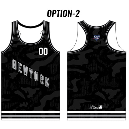 NY FS Customizable Black Camo Tank Top (6 design options)
