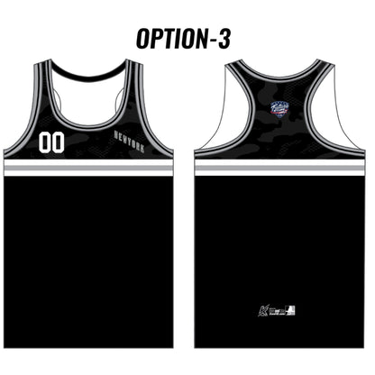 NY FS Customizable Black Camo Tank Top (6 design options)