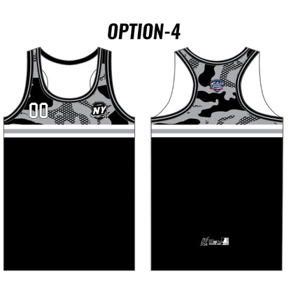 NY FS Customizable Black Camo Tank Top (6 design options)