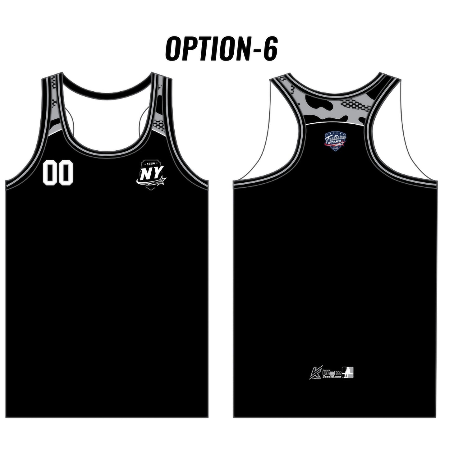 NY FS Customizable Black Camo Tank Top (6 design options)