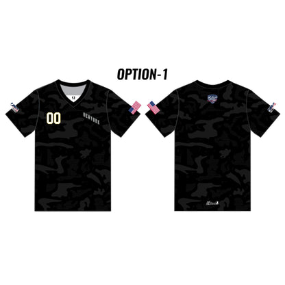 NY FS Customizable Black Camo Short Sleeve (6 design options)