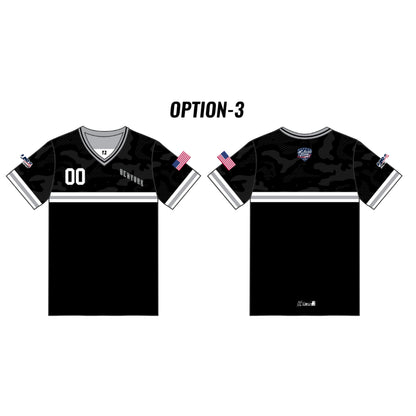 NY FS Customizable Black Camo Short Sleeve (6 design options)