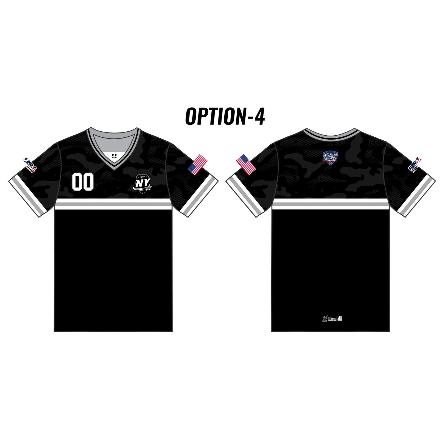 NY FS Customizable Black Camo Short Sleeve (6 design options)