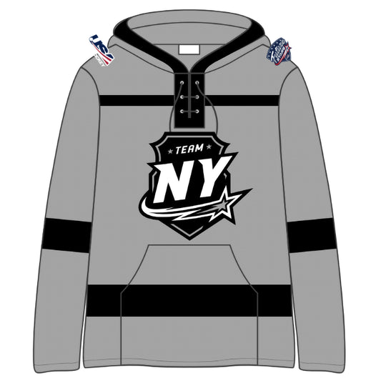 NY Future Stars Laced Hockey Hoodie (2 color options)