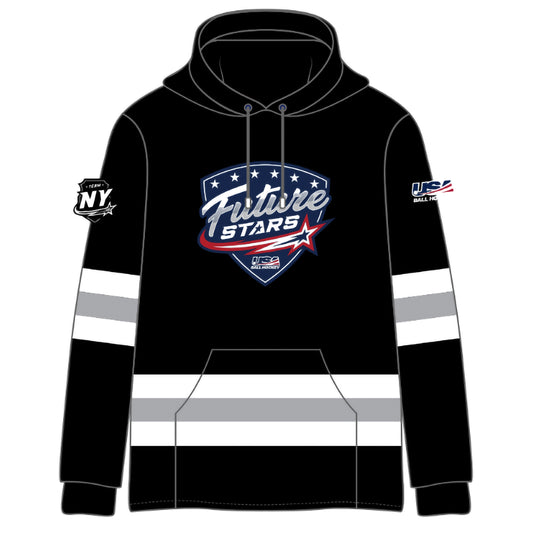 Future Stars Black Hoodie (NY Emblem on Sleeve)