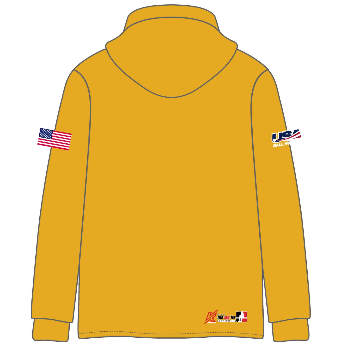 PA FS Team Text Stitched Hoodies (4 color options)