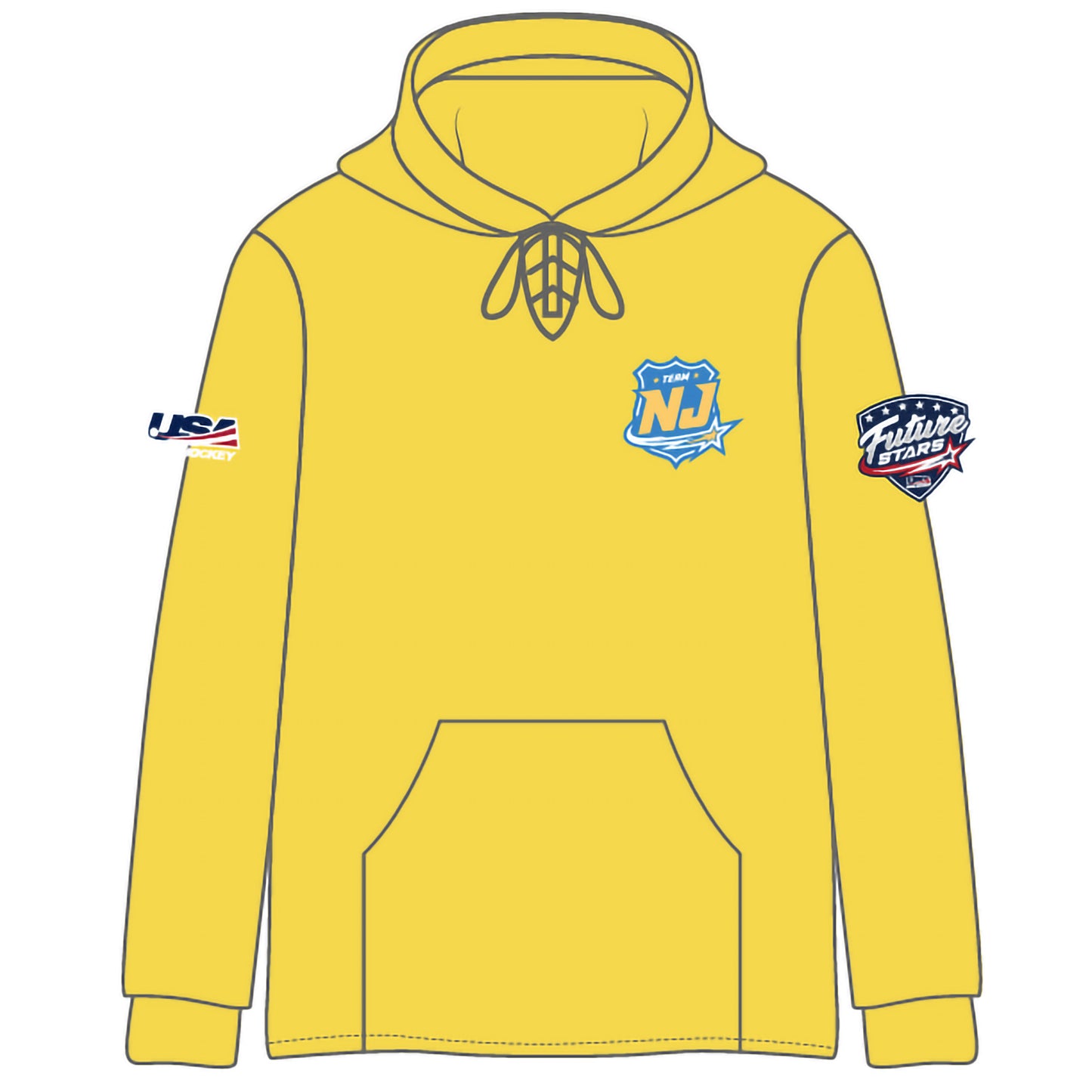 NJ Future Stars Stitched Hoodies (4 color options)