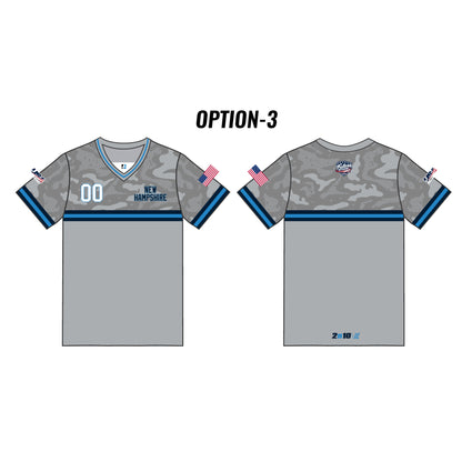 NH Future Stars Customizable Gray Camo Short Sleeve (6 styles)