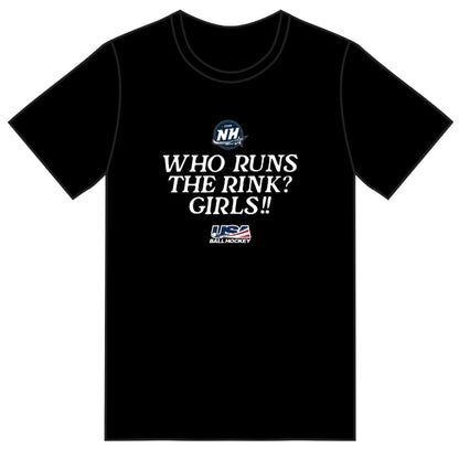 NH Future Stars T Shirt - Who Runs the Rink? (4 colors)