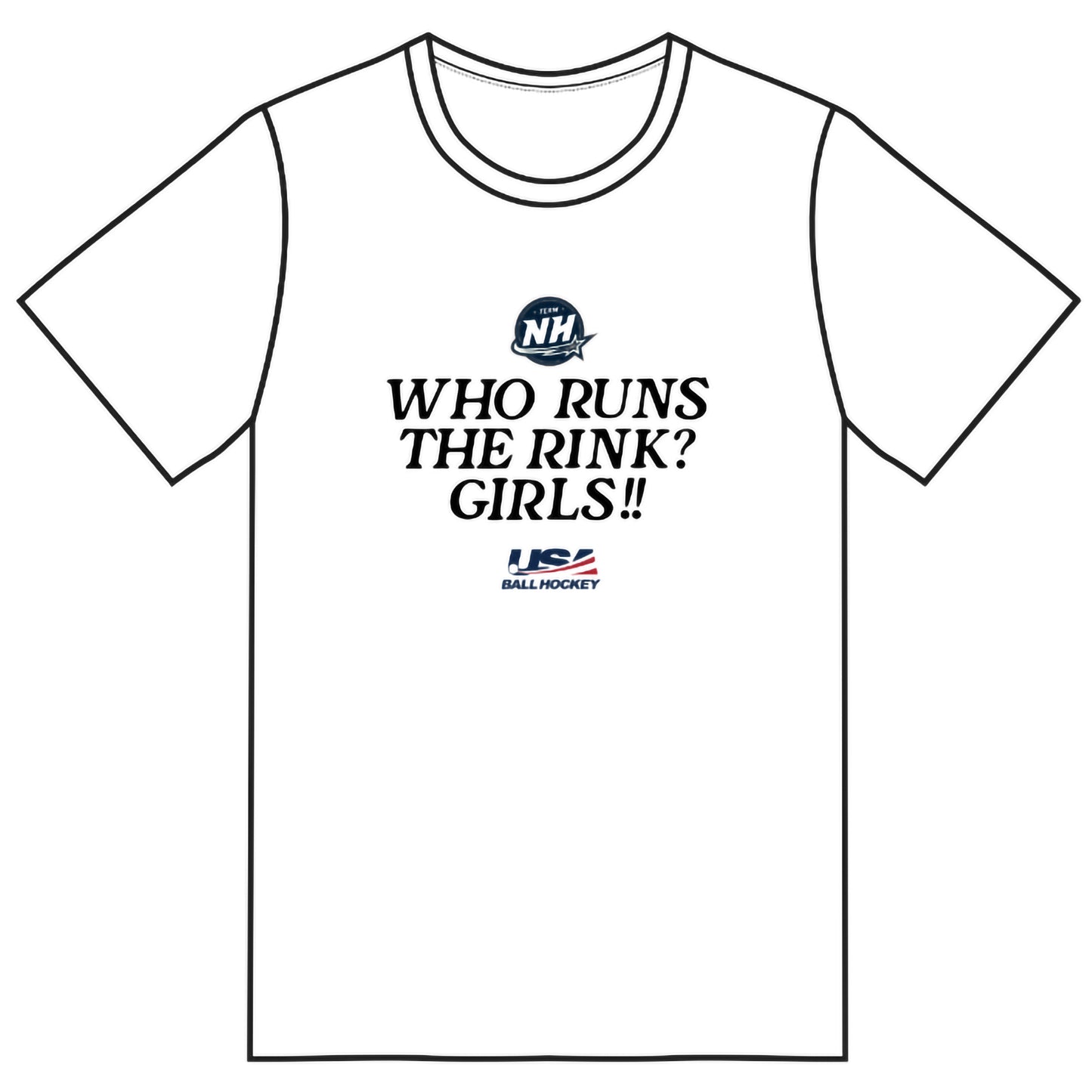 NH Future Stars T Shirt - Who Runs the Rink? (4 colors)