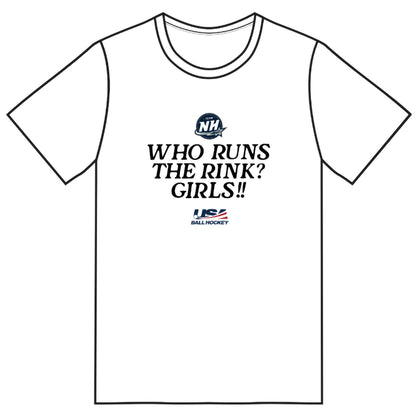 NH Future Stars T Shirt - Who Runs the Rink? (4 colors)