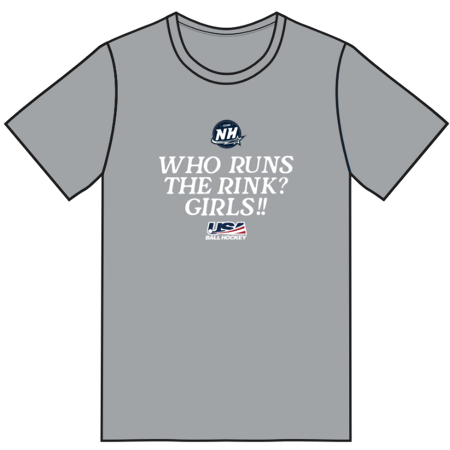 NH Future Stars T Shirt - Who Runs the Rink? (4 colors)