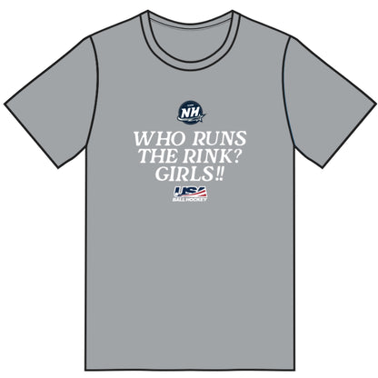 NH Future Stars T Shirt - Who Runs the Rink? (4 colors)