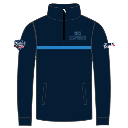 NH Future Stars 1/4 Zip Pullover (Block Text Front)