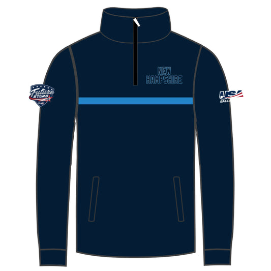 NH Future Stars 1/4 Zip Pullover (Block Text Front)