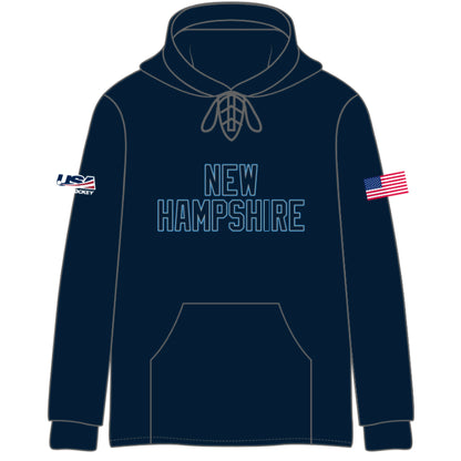NH FS Team Text Stitched Hoodies (4 color options)