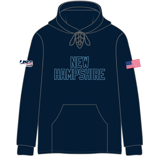 NH FS Team Text Stitched Hoodies (4 color options)