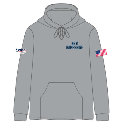 NH FS Team Text Stitched Hoodies (4 color options)