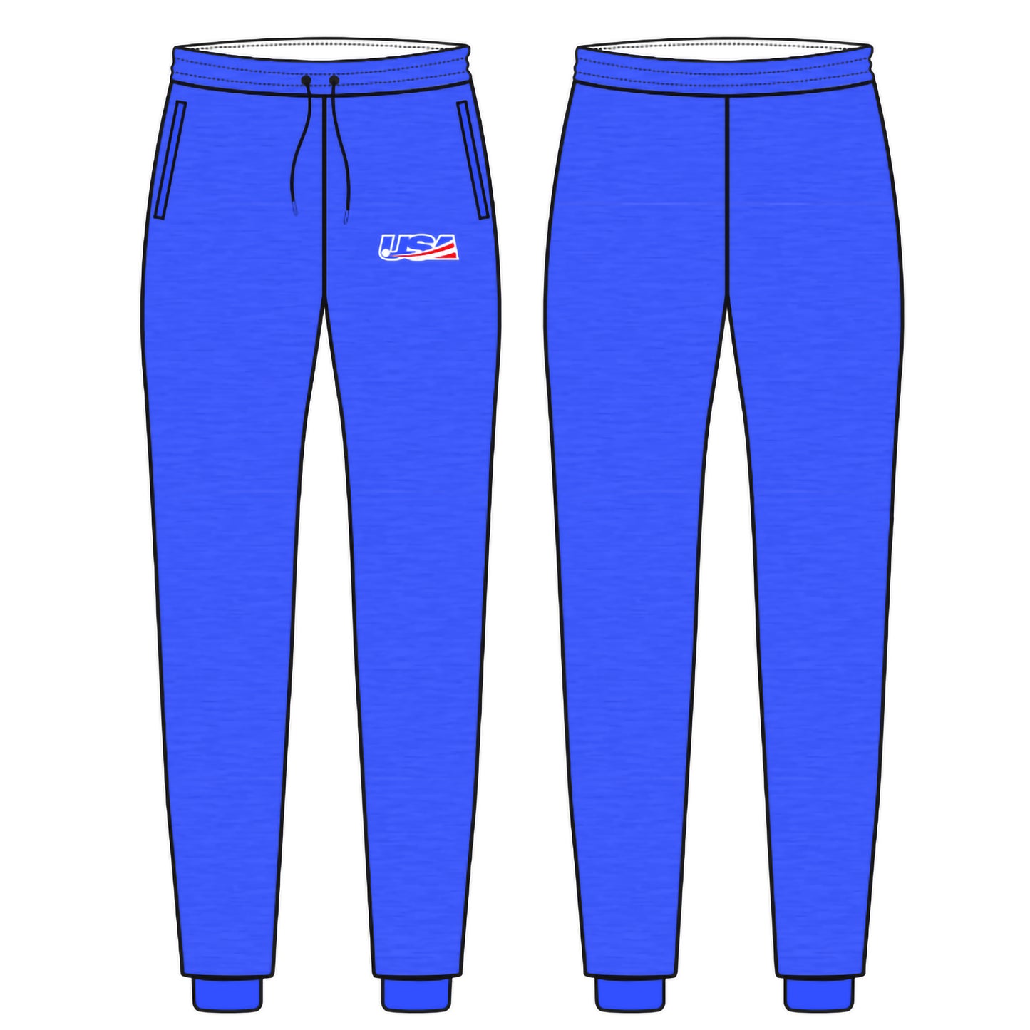 2026 USABH Logo Stitched Cotton Joggers (3 color options)