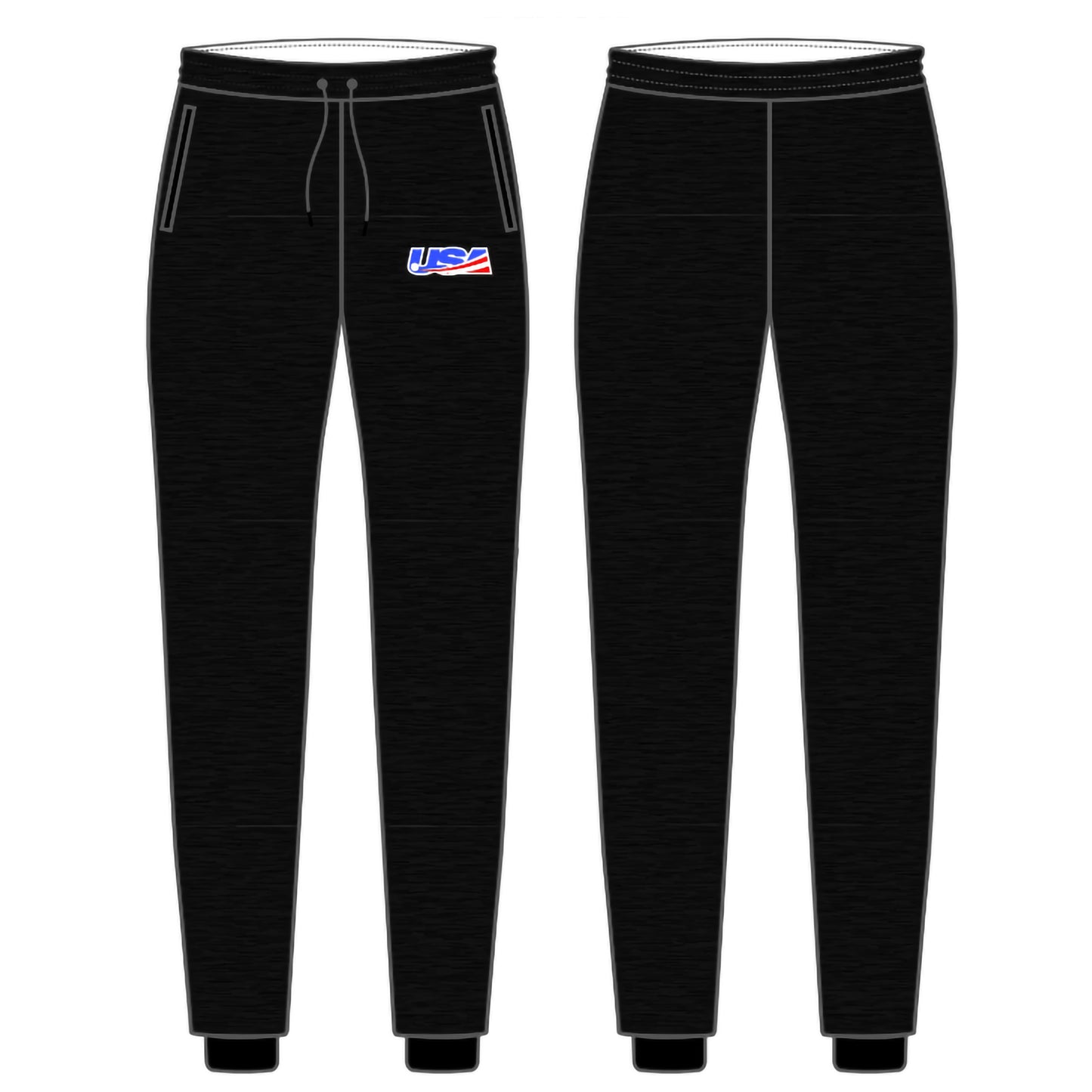 2026 USABH Logo Stitched Cotton Joggers (3 color options)