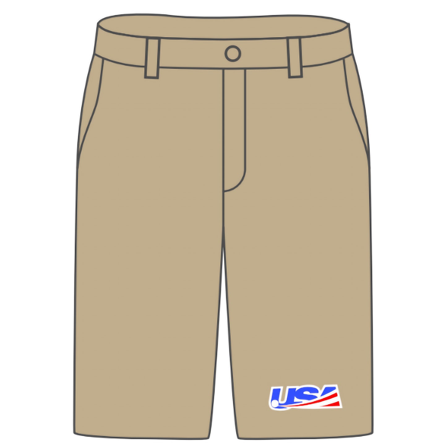 2026 USABH Logo "Golf Style" Shorts (5 color options)