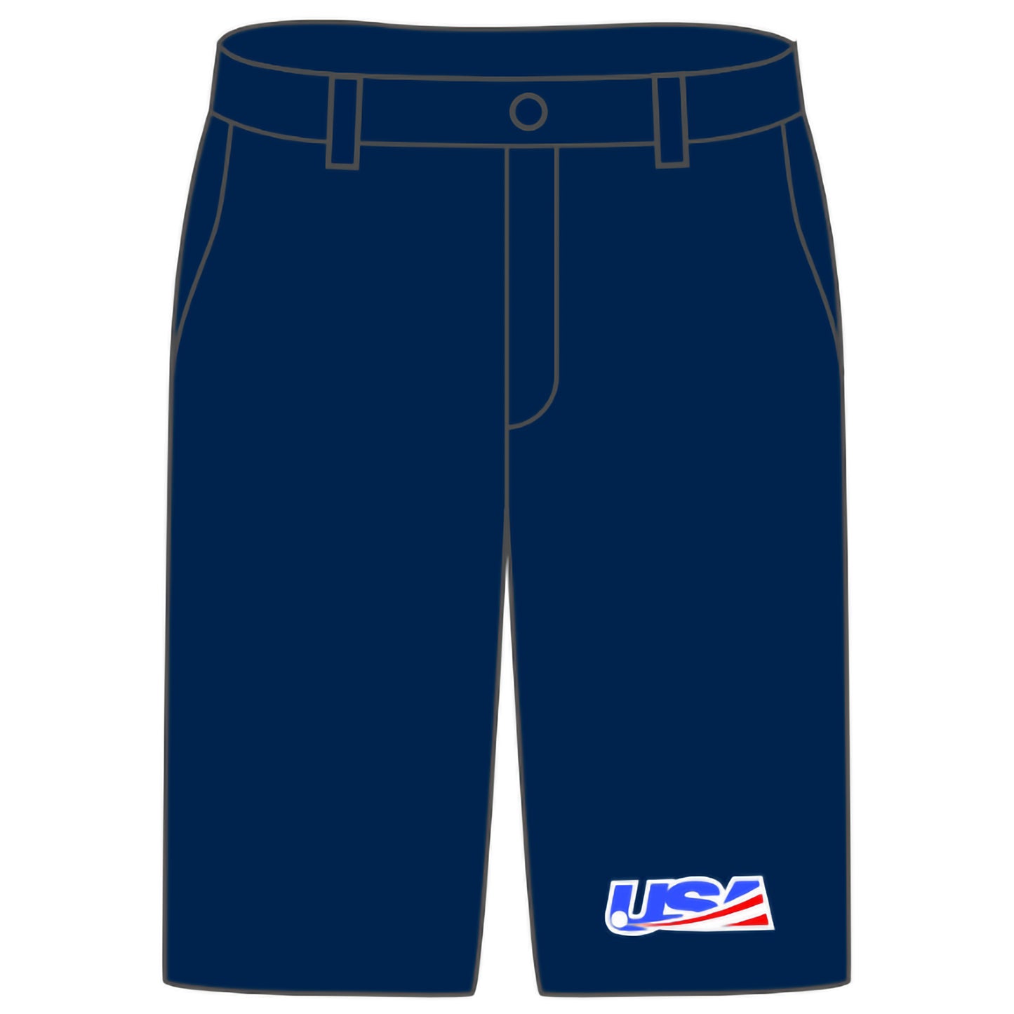 2026 USABH Logo "Golf Style" Shorts (5 color options)