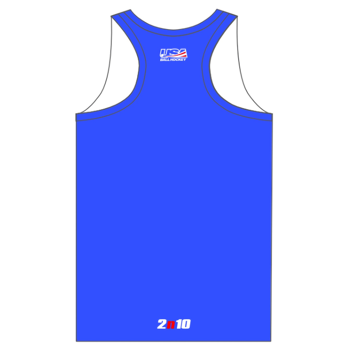 2026 USA Customizable Blue Racerback Tank Top