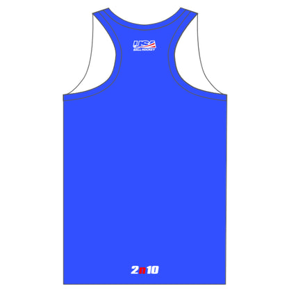 2026 USA Customizable Blue Racerback Tank Top