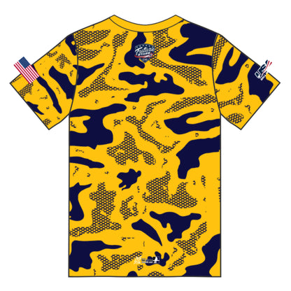 PA Future Stars Customizable Yellow Camo Short Sleeve