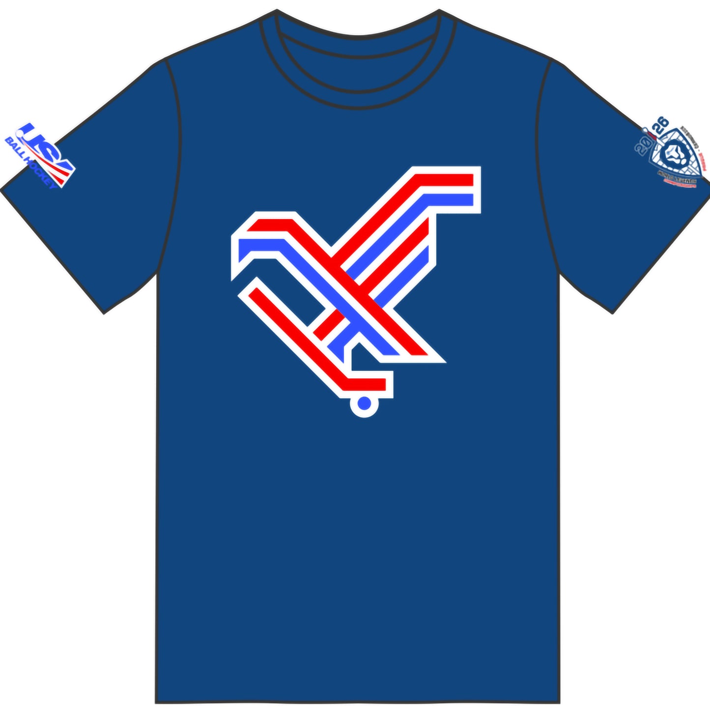 2026 Blue Stick Eagle USABH Short Sleeve (Legends Tournament Logo)