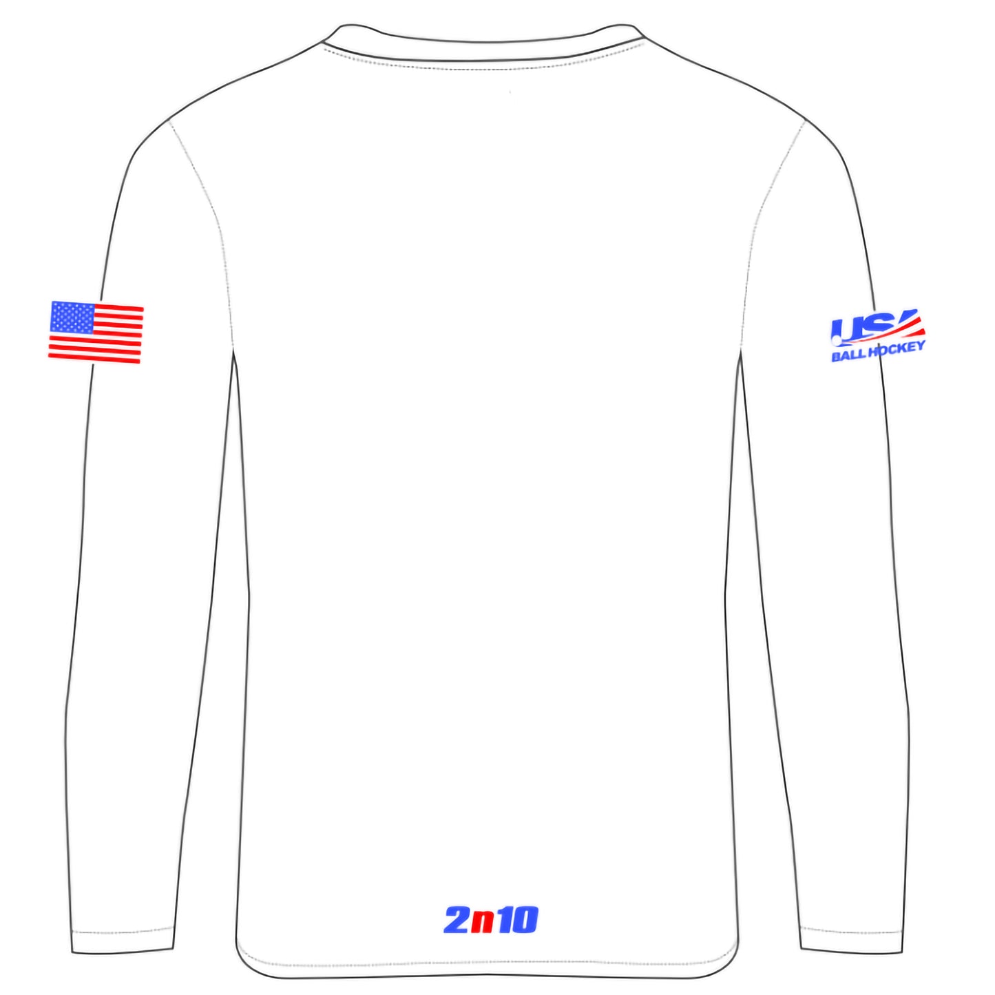 2026 White "Stick Eagle" Long Sleeve