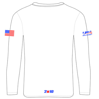 2026 White "Stick Eagle" Long Sleeve