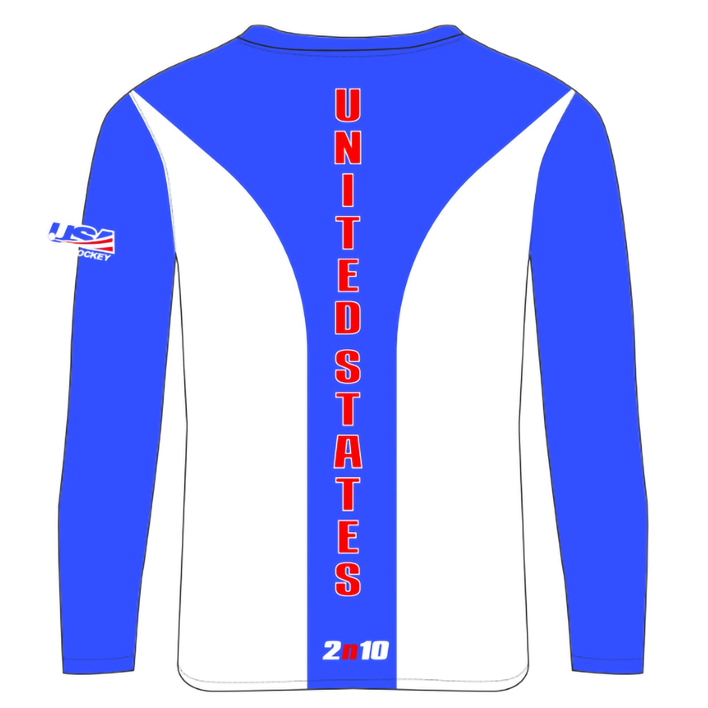 2026 Blue & White USA Long Sleeve