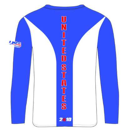 2026 Blue & White USA Long Sleeve