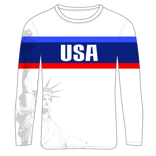 2026 Statue of Liberty Stripes Long Sleeve